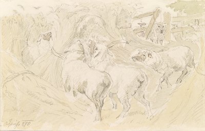 Birkák a gabonában alkotó: August Spiess