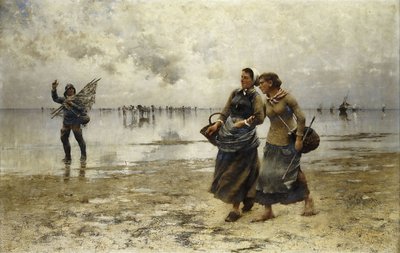 Apály, alkotó: August Wilhelm Nikolaus Hagborg