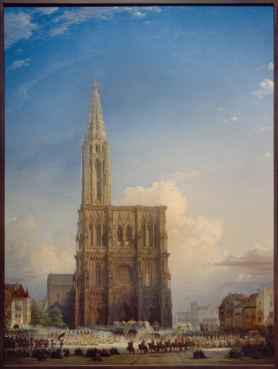Strasbourgi katedrális a középkorban alkotó: August von Bayer