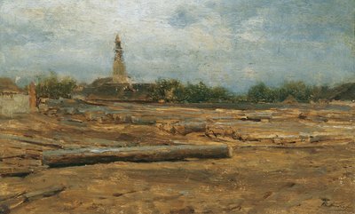 Fatelep Szolnok mellett alkotó: August von Pettenkofen