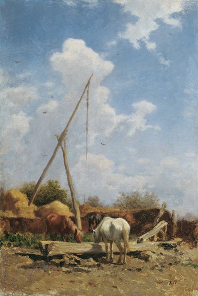 Magyar lóvályú alkotó: August von Pettenkofen