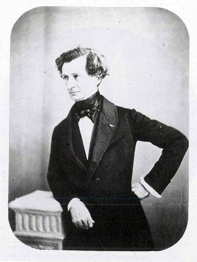Hector Berlioz portréja, 1850 körül alkotó: Auguste Adolphe Bertsch