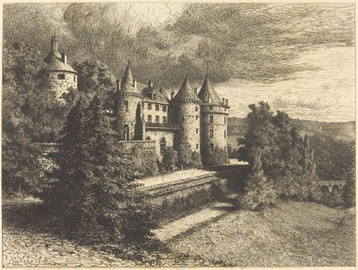 A kastély emelkedik alkotó: Auguste Boulard