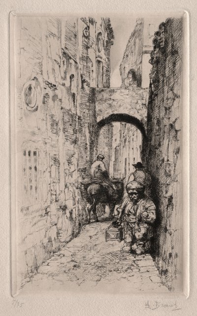 Törpe a keskeny utcában alkotó: Auguste Brouet