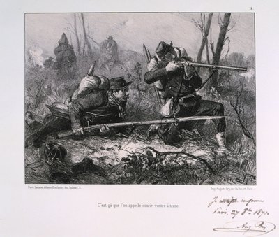 Francia katonák, Párizs ostroma, 1871 alkotó: Auguste Bry