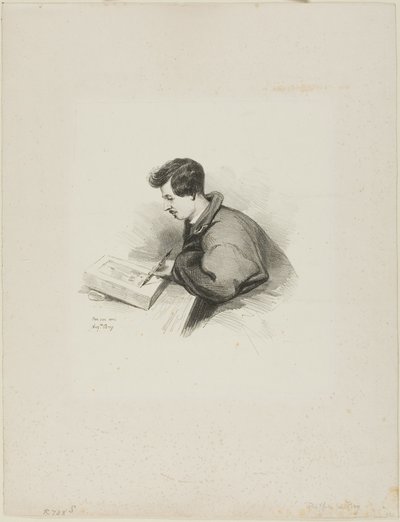 Auguste Raffet portréja alkotó: Auguste Bry
