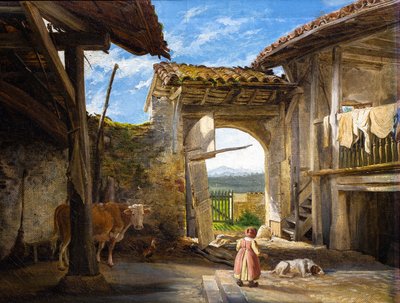 Farmyard alkotó: Auguste Flandrin