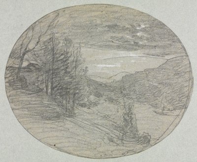 Táj, 1800-as évek. alkotó: Auguste Francois Ravier