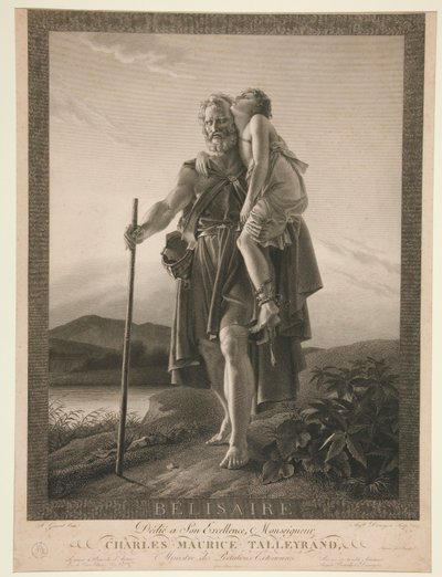 Belisarius alkotó: Auguste Gaspard Louis Desnoyers