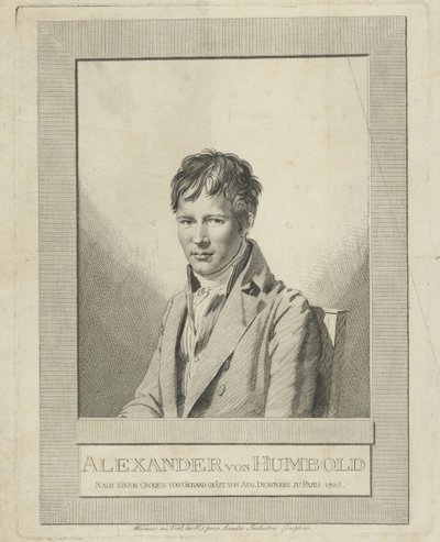 Alexander von Humboldt portréja 1769-1859, 1805. alkotó: Auguste Gaspard Louis Desnoyers