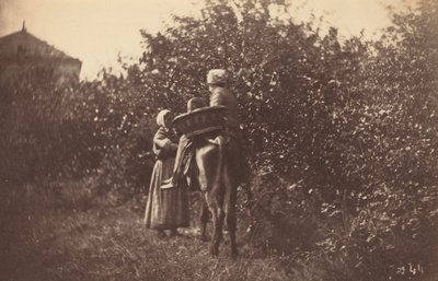 Két nő szamárral alkotó: Auguste Giraudon