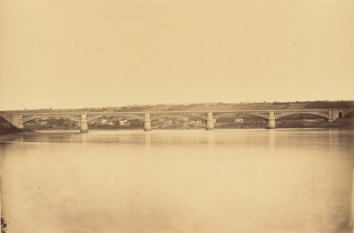 Givors és Chasse közötti elágazás, Viadukt a Rhone felett alkotó: Auguste Hippolyte Collard