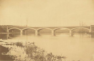 Villeneuve-Saint-Georges és Montargis közötti vonal, Loing-viadukt (Montargis közelében) alkotó: Auguste Hippolyte Collard