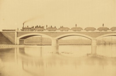 Villenueve-Saint-Georges és Montargis közötti vonal, Loing-viadukt (Montargis közelében) alkotó: Auguste Hippolyte Collard