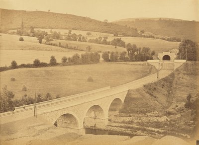 Viadukt a Rhims felett, Hôpital közelében alkotó: Auguste Hippolyte Collard