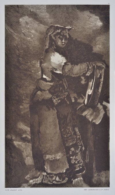 Olasz nyelvtanulás (rajz) alkotó: Auguste Lauzet