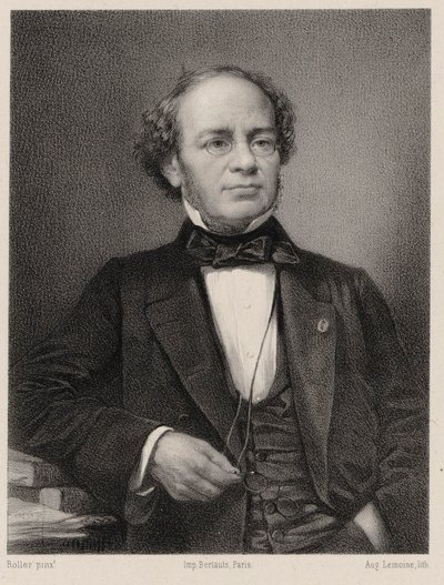 Jacques Fromental Halévy zeneszerző portréja 1799-1862. alkotó: Auguste Lemoine