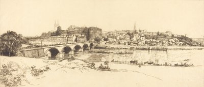 Angers – Panoráma Angers – Panoráma, 1912. alkotó: Auguste Lepere