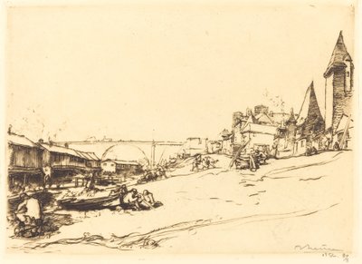 Angers – A lengyel király háza (Angers – La maison du roi de Pologne) alkotó: Auguste Lepere