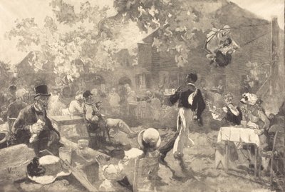 A hangakakasnál, 1888. alkotó: Auguste Lepere