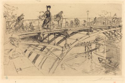 Művészetek hídja (Le pont des Arts) alkotó: Auguste Lepere