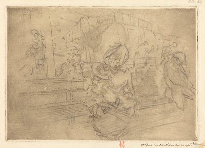 Indulás Greenwichbe (Depart pour Greenwich) alkotó: Auguste Lepere