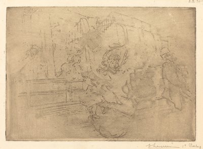 Indulás Greenwichbe (Depart pour Greenwich) alkotó: Auguste Lepere