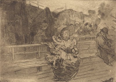 Indulás Greenwichbe Indulás pour Greenwich, 1891. alkotó: Auguste Lepere