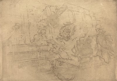 Indulás Greenwichbe Indulás pour Greenwich, 1891. alkotó: Auguste Lepere