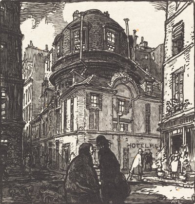 A régi orvosi akadémia, 1901-ben. alkotó: Auguste Lepere