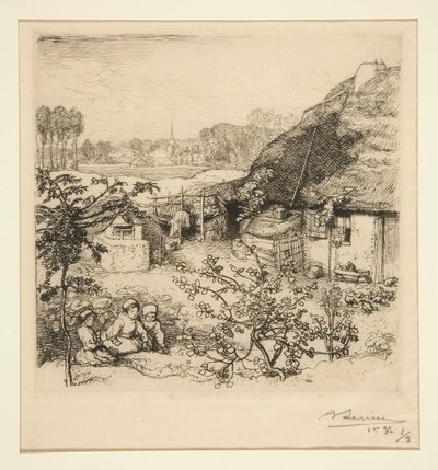 A fészek (Saint-Jean-de-Monts) (menedék [Saint-Jean-de-Monts]) alkotó: Auguste Lepere