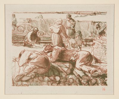 Ouvriers (munkások) alkotó: Auguste Lepere