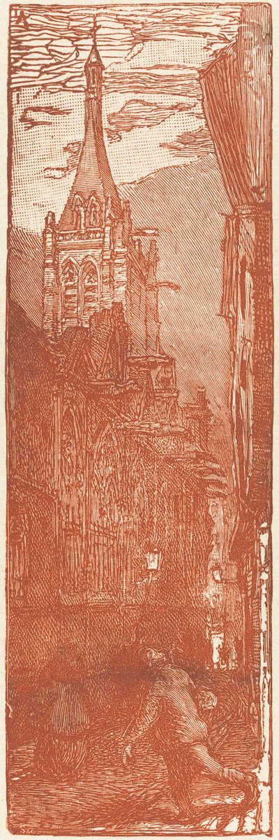 Saint-Severin, 1901-ben jelent meg. alkotó: Auguste Lepere