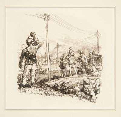 Katonák buglyákkal alkotó: Auguste Lepere