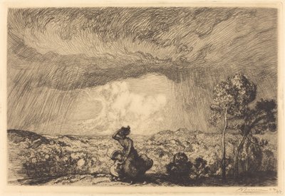 Vihar a Dune-on, Vendee alkotó: Auguste Lepere