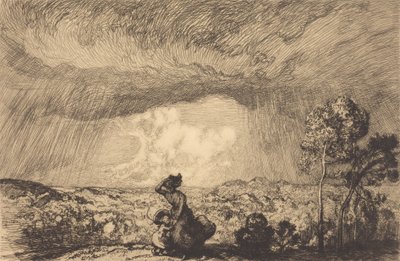 Vihar a dűnén, Vendee Vihar a dűnén, Vendee. alkotó: Auguste Lepere