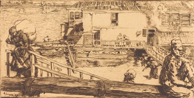 A mosóház A mosóház, 1891. alkotó: Auguste Lepere