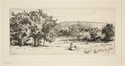 Villeneuve-sur-Bellot falu (Seine-et-Marne) alkotó: Auguste Lepere