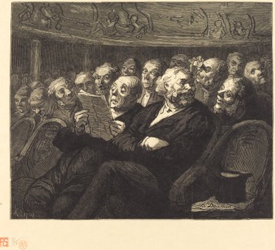 Zenekari ülések alkotó: Auguste Lepère after Honoré Daumier