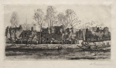 Amiens, a Somme partjai alkotó: Auguste Louis Lepère