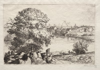 Angers: Szent Miklós-tó alkotó: Auguste Louis Lepère