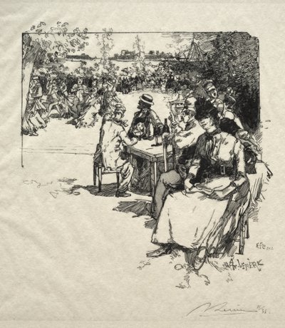 Bál a Point du Jour-ban alkotó: Auguste Louis Lepère