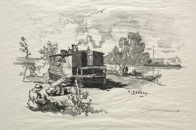 Lakóhajó alkotó: Auguste Louis Lepère