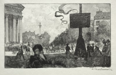 A Royal Street sarka alkotó: Auguste Louis Lepère