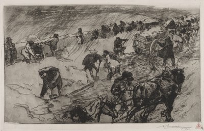 Harc a hó ellen, Quai aux Fleurs alkotó: Auguste Louis Lepère