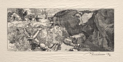A homokkőbánya alkotó: Auguste Louis Lepère