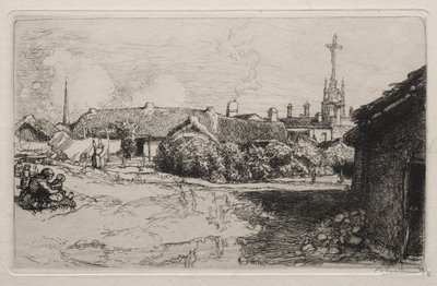 A kálvária, St. Jean-de-Mont alkotó: Auguste Louis Lepère