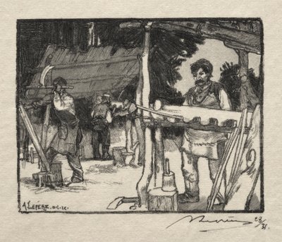 A léckészítő alkotó: Auguste Louis Lepère