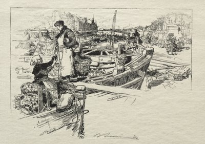 Az Apple Market, 1. sz alkotó: Auguste Louis Lepère
