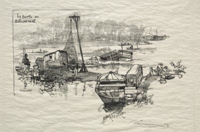 Billancourt pontja alkotó: Auguste Louis Lepère